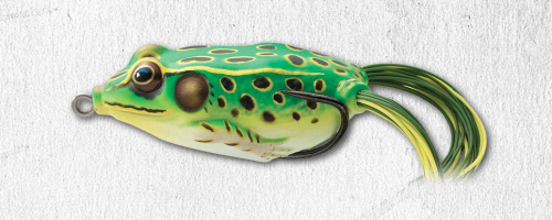 Live Target Hollow Body Frog 65 Floro Green Yellow Jagged Tooth