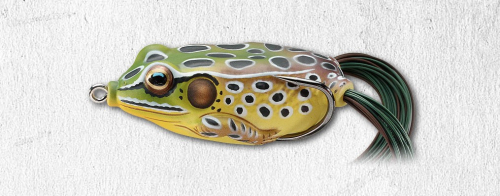 Live Target Hollow Body Frog 55 Emerald Brown Jagged Tooth Tackle