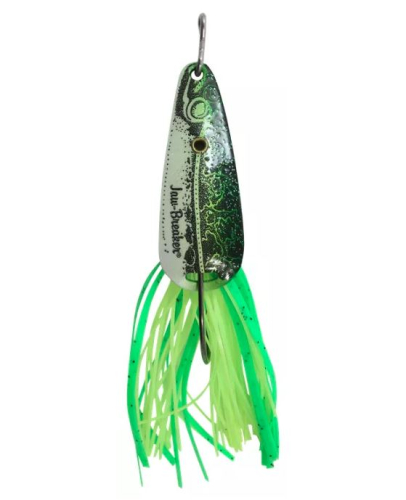 Northland Tackle Jaw-Breaker Spoon Green Frog Jagged Tooth Tackle