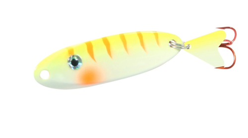Northland Tackle Macho Minnow Spoon UV Electric Perch Jagged Tooth Tackle