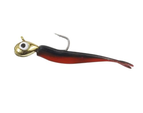 Northland Tackle Rigged Tungsten Mini Smelt Gold Jagged Tooth Tackle
