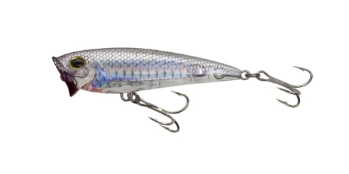 Yo-Zuri 3D Inshore Popper Ghost Shad Jagged Tooth Tackle