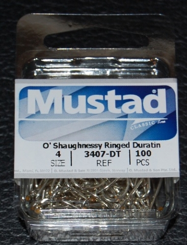 Mustad 3407-DT Saltwater J Hooks Size 4 Jagged Tooth Tackle