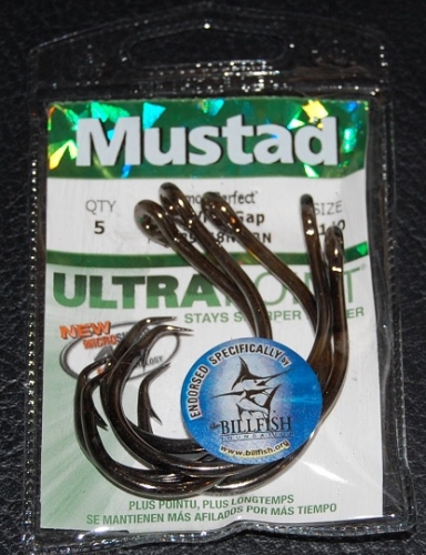 Mustad 39948NP-BN Wide Gap Size 11/0 Circle Hook Jagged Tooth Tackle
