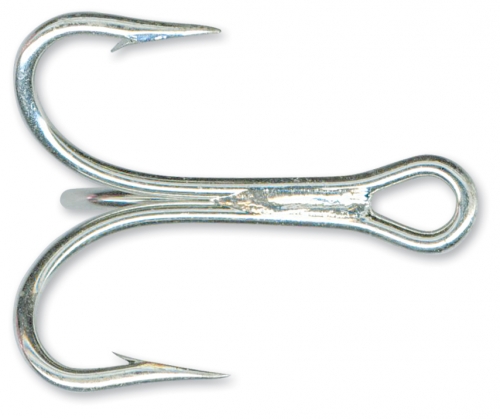 Mustad 7794-DS Durasteel 3X Treble Hooks Size 1 Jagged Tooth Tackle