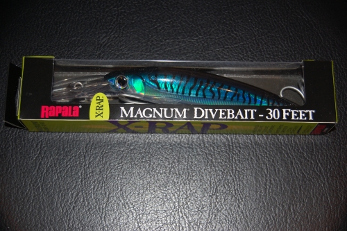 Rapala X-Rap Magnum 30 Silver Blue Mackerel Trolling Lure Jagged Tooth  Tackle