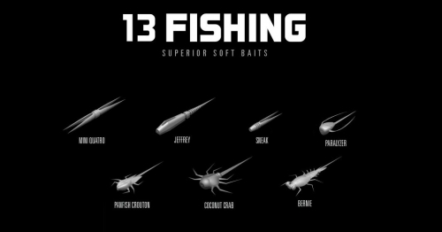 13 Fishing Battle Beetle Panfish Crouton Snozberry Glow Soft Plastics Pack of 6 