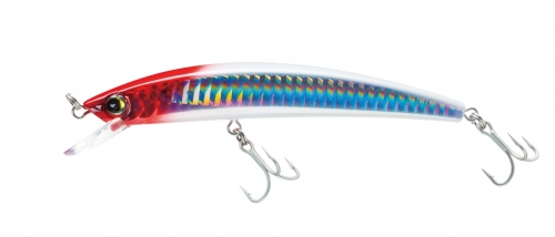 Yo-Zuri R1123 Crystal Minnow Floating Lure Holographic Redhead Jagged Tooth  Tackle