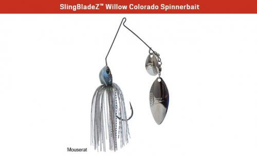 Z-Man SlingBladeZ Willow Colorado Spinnerbait Mouserat Jagged Tooth Tackle