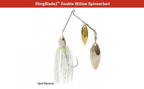 Z-Man SlingBladeZ Double Willow Spinnerbait Spot Remover Jagged Tooth Tackle