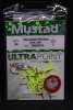 Mustad 33862NP-CH Ultra Point Chartreuse Slow Death Hooks - Size 2