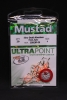 Mustad 33862NP-OG Ultra Point Orange Glow Slow Death Hooks - Size 4