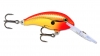 Rapala Shad Dancer 04 - Chrome Gold Fluorescent Red