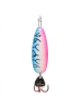 Clam Ribbon Leech Flutter Spoon 1/8 oz - Glow Rainbow Lightning