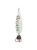 Clam Ribbon Leech Flutter Spoon 1/16 oz - Glow White Lightning