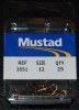 Mustad 3551-BR Bronze Treble Hooks - Size 12
