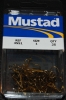 Mustad 3551-BR Bronze Treble Hooks - Size 1