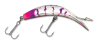Luhr Jensen Kwikfish Rattle K15 - Silver Purple Cerise T&T