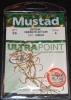 Mustad 33862NP-GL Ultra Point Gold Slow Death Hooks - Size 4