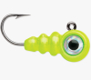 VMC Tungsten Larv Eye Jig 1/16 oz - Glow Chartreuse