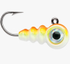 VMC Tungsten Larv Eye Jig 1/16 oz - Orange Chartreuse Glow