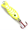 JB Lures Ghost Spoon with Glo-Bones - Glow Chartreuse