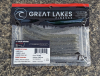 Great Lakes Finesse - The 4" Dropworm - Green Pumpkin Black Flake