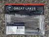 Great Lakes Finesse - The 4" Dropworm - Green Pumpkin Red Flake