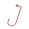 Mustad 32570-RD Round Bend 90º Jig Hook 1X Strong Red - Size 2