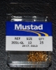 Mustad 3551-GL Gold Treble Hooks - Size 12
