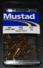 Mustad 3551-BR Bronze Treble Hooks - Size 1/0