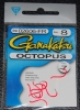 Gamakatsu Octopus Hooks Fluorescent Red - Size 8