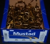 Mustad 3551-BR Bronze Treble Hooks - Size 10/0
