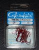 Gamakatsu Round Bend Red Treble Hooks - Size 2