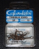 Gamakatsu Extra Wide Gap (EWG) Bronze Treble Hooks - Size 2