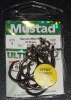 Mustad R39942NP-BN Ringed Demon 3X Perfect Offset Circle Hooks - Size 9/0