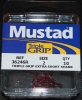 Mustad 36246-RB Red Triple Grip Treble Hooks - Size 2