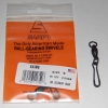 Sampo Solid Rings and Scissor Snaps Black - Size 5 - 100lb Test