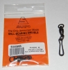 Sampo Solid Rings and Scissor Snaps Black - Size 6 - 150lb Test