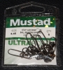 Mustad STAY-LOCK SNAP WITH BALL BEARING SWIVEL - Size 4.45