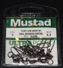 Mustad STAY-LOCK SNAP WITH BALL BEARING SWIVEL - Size 4.4