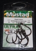 Mustad R10814NP-BN Ringed Hoodlum 5X Strong Live Bait Hooks - Size 5/0