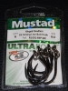 Mustad R10814NP-BN Ringed Hoodlum 5X Strong Live Bait Hooks - Size 8/0