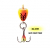 Clam Outdoors Bomb Spoon 1/16 oz - Glow Chartreuse Tiger