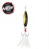 Clam Panfish Leech Flutter Spoon 1/32 oz - Golden Shiner