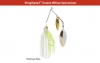 Z-Man SlingBladeZ Double Willow Spinnerbait - Chartreuse Pearl