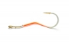 Mustad 33862NP-OG Orange Glow Slow Death Hooks