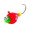 Clam Epoxy Drop 7/64 oz - Red White Spot