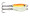 VMC Bull Spoon 1/32 oz - Glow Orange Fire UV