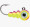 VMC Tungsten Larv Eye Jig 1/16 oz - Glow Purpledes...